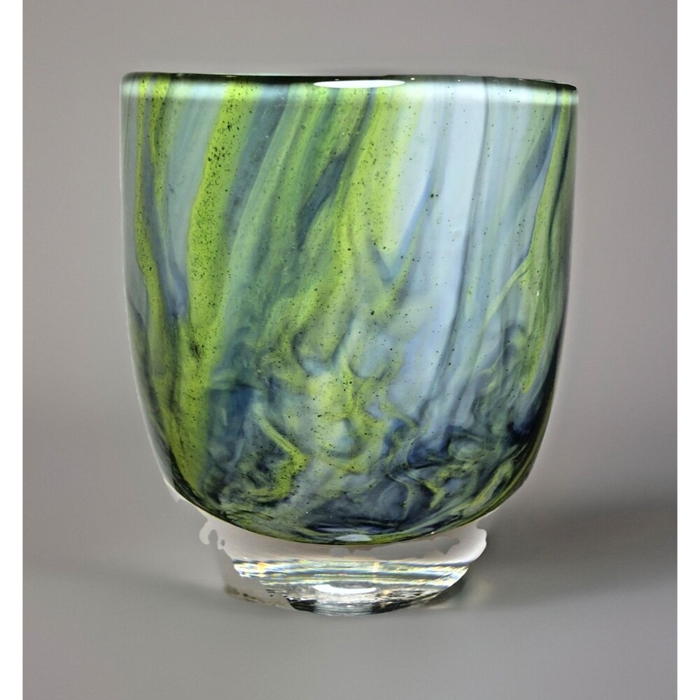 Glassybaby Seattle Seahawks "HAWKS NEST" 2018 Glass Votive
